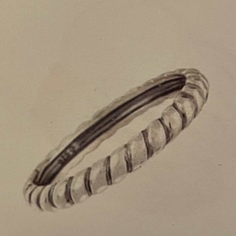 Silpada Sterling Silver Rope Ring R2745